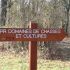 Panneau de signalisation forêt